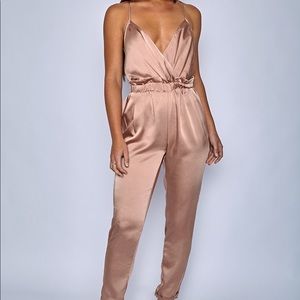 Small Babyboo Scarlett jumpsuit dusty pink